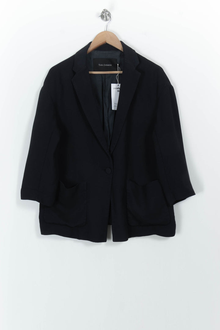 Blazer Noir - Taille XL/42 de la marque Tara Jarmon | PARAD54334 - Vendu par Paradigme - Image 2