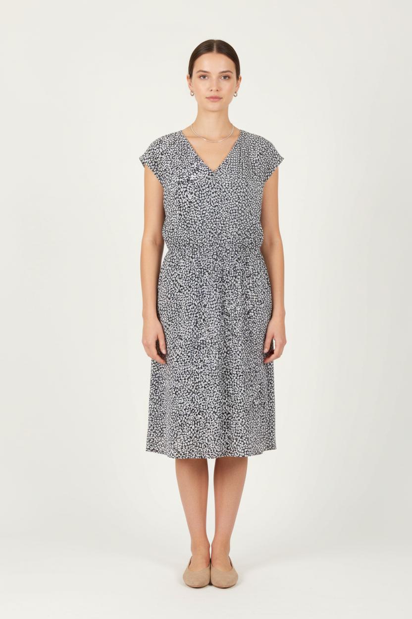 Robe Midi Bleu et Blanche - Taille S/36 de la marque Gerard Darel | PARAD54340 - Vendu par Paradigme - Image 1