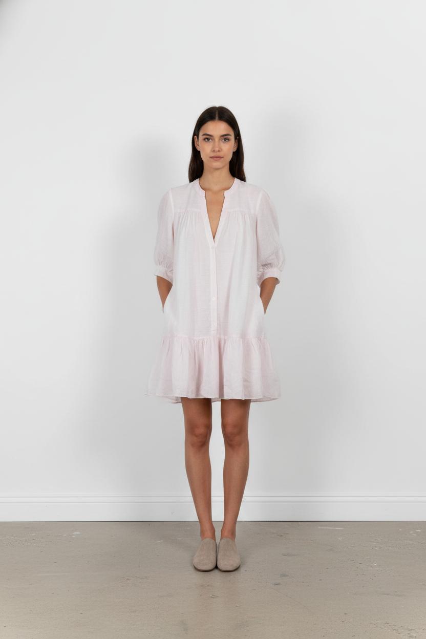 Robe Chemise Rose - Taille XL/42 de la marque Sandro | PARAD54346 - Vendu par Paradigme - Image 1