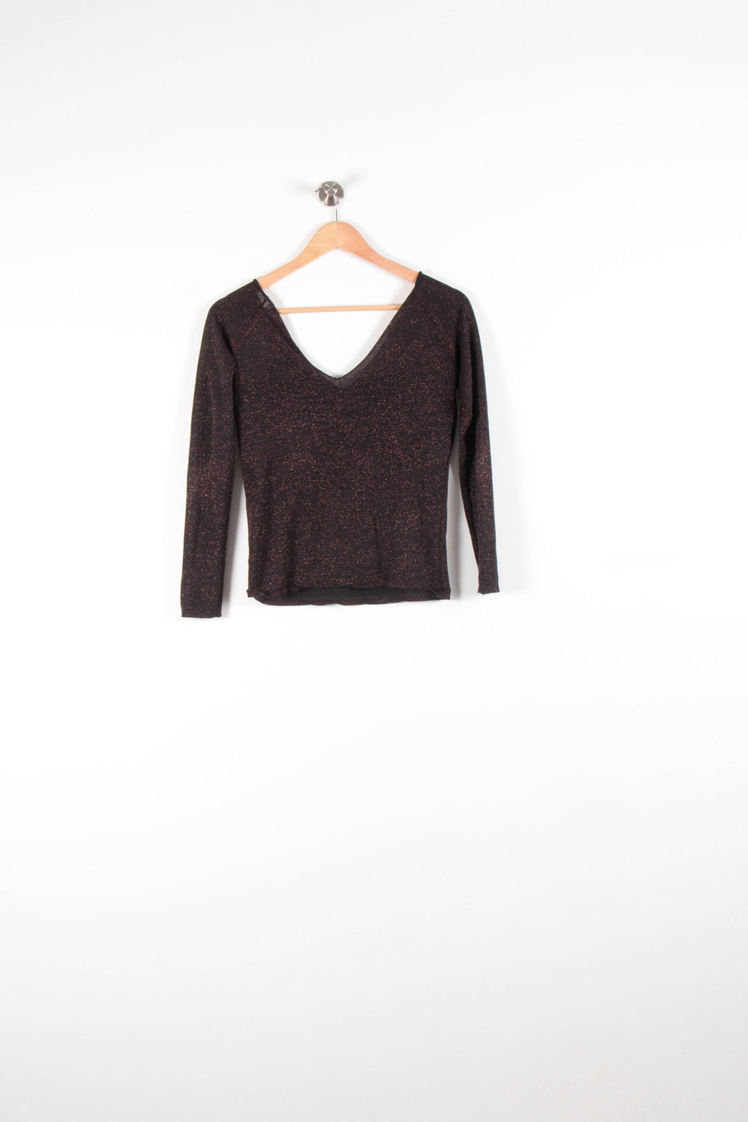 Pull Marron - Taille L/40 de la marque Maje | PARAD54348 - Vendu par Paradigme - Image 4