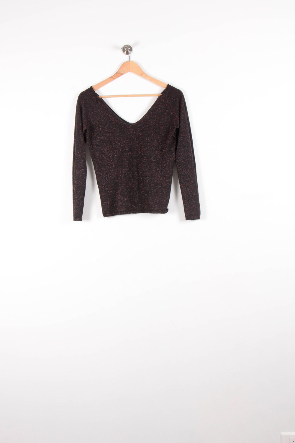 Pull Marron - Taille L/40 de la marque Maje | PARAD54348 - Vendu par Paradigme - Image 2
