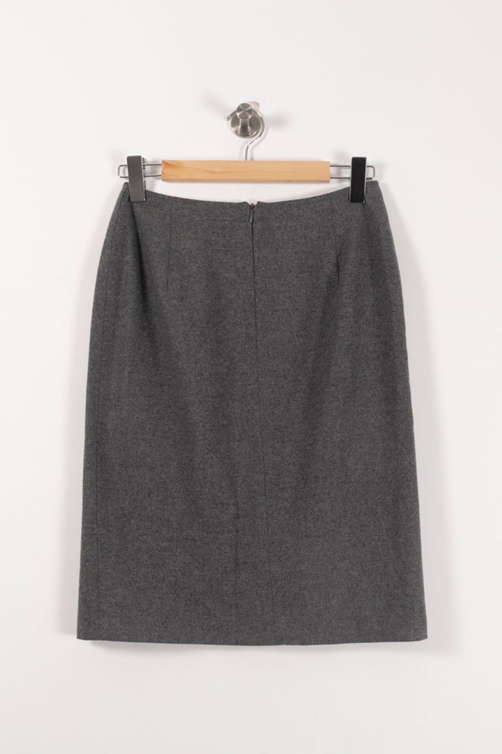 Jupe Droite Grise - Taille M/38 de la marque Gerard Darel | PARAD54351 - Vendu par Paradigme - Image 4