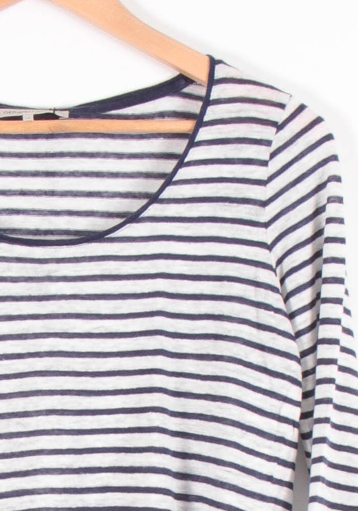 Tee-shirt Blanc et Bleu - Taille S/36 de la marque Gerard Darel | PARAD54366 - Vendu par Paradigme - Image 3