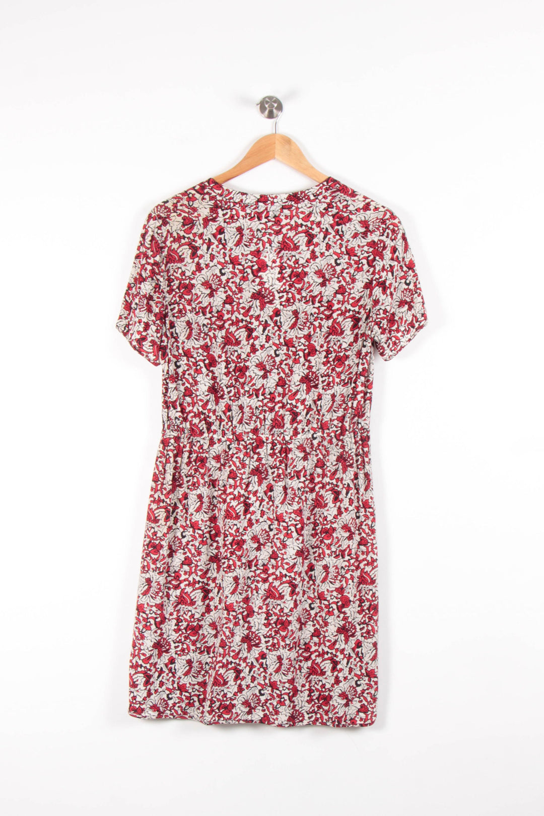 Robe Fleurie Bordeaux et Blanche - Taille M/38 de la marque Gerard Darel | PARAD54367 - Vendu par Paradigme - Image 4