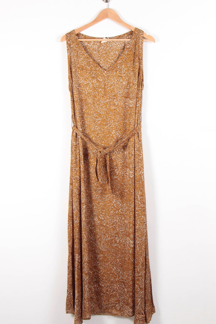 Robe Longue Jaune et Blanche - Taille M/38 de la marque Diega | PARAD54370 - Vendu par Paradigme - Image 2