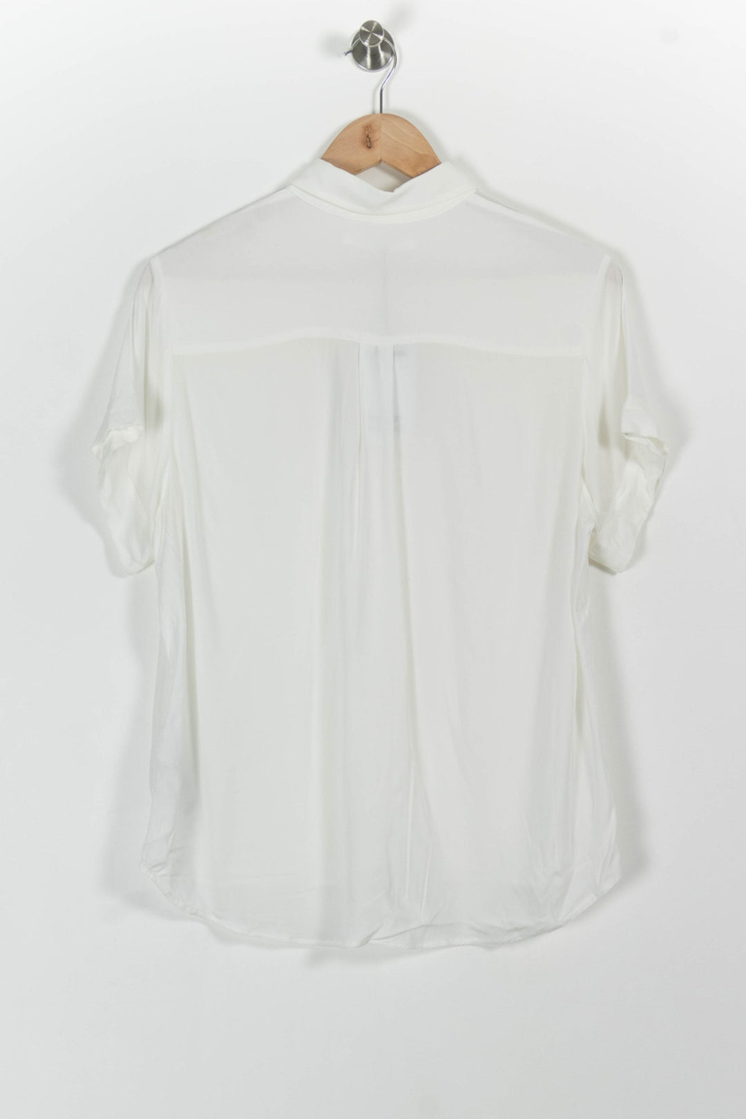 Chemise Manches Courtes Blanche - Taille S/36 de la marque Samsoe Samsoe | PARAD54387 - Vendu par Paradigme - Image 4