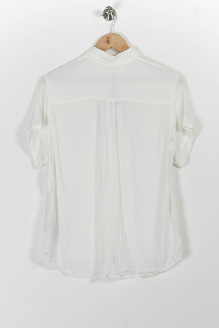Chemise Manches Courtes Blanche - Taille S/36 de la marque Samsoe Samsoe | PARAD54387 - Vendu par Paradigme - Image 4