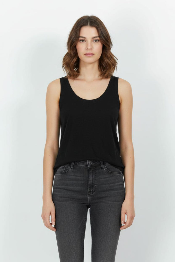 Débardeur Noir - Taille S/36 de la marque Sandro | PARAD54389 - Vendu par Paradigme - Image 1