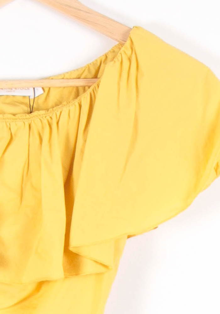 Blouse Jaune - Taille S/36 de la marque La Petite Etoile | PARAD54397 - Vendu par Paradigme - Image 3