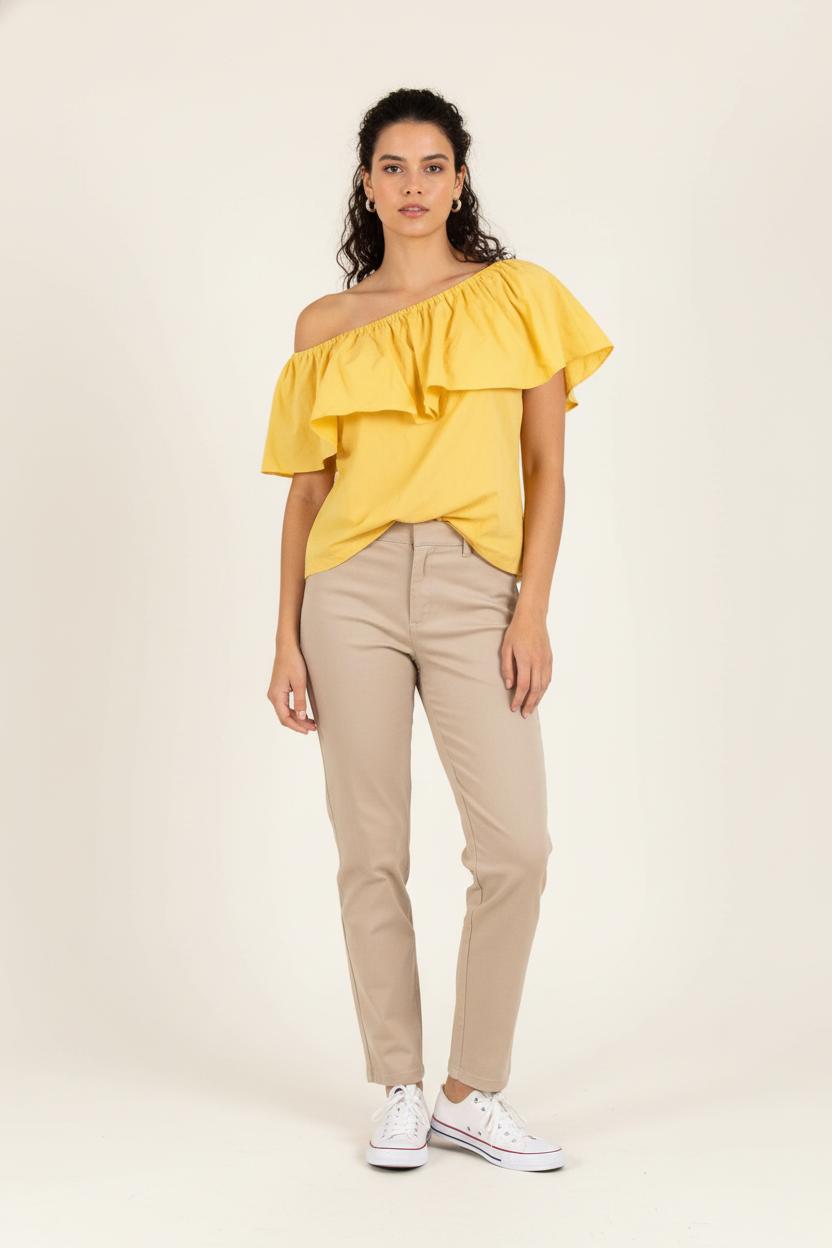 Blouse Jaune - Taille S/36 de la marque La Petite Etoile | PARAD54397 - Vendu par Paradigme - Image 1