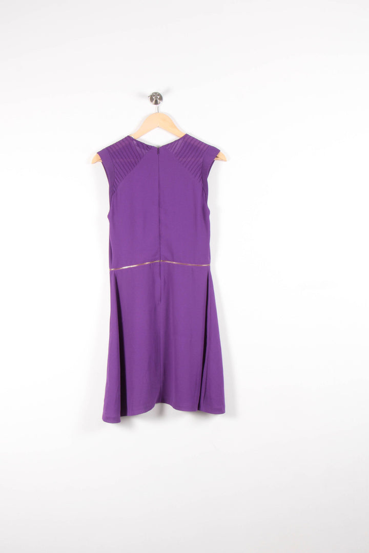 Robe Courte Violette - Taille M/38 de la marque Sandro | PARAD54407 - Vendu par Paradigme - Image 4