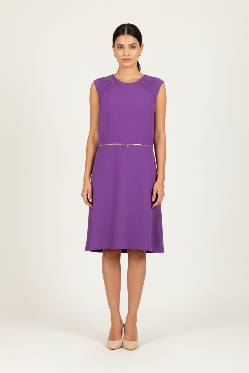 Robe Courte Violette - Taille M/38 de la marque Sandro | PARAD54407 - Vendu par Paradigme - Image 1