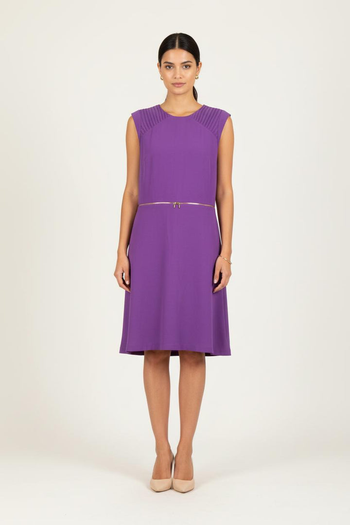 Robe Courte Violette - Taille M/38 de la marque Sandro | PARAD54407 - Vendu par Paradigme - Image 1