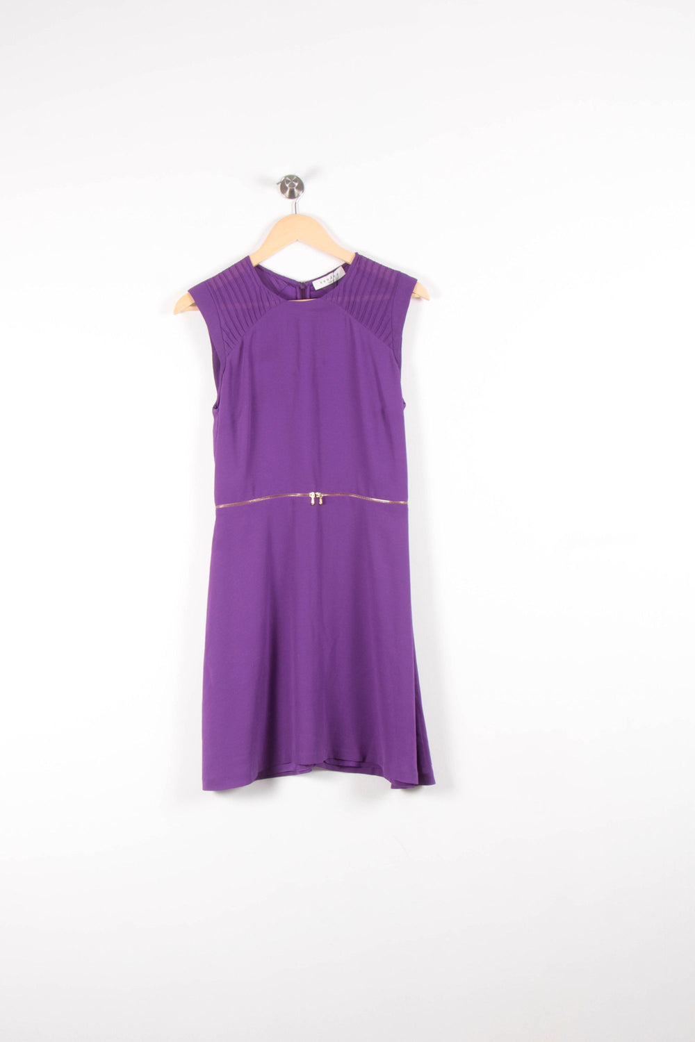 Robe Courte Violette - Taille M/38 de la marque Sandro | PARAD54407 - Vendu par Paradigme - Image 2