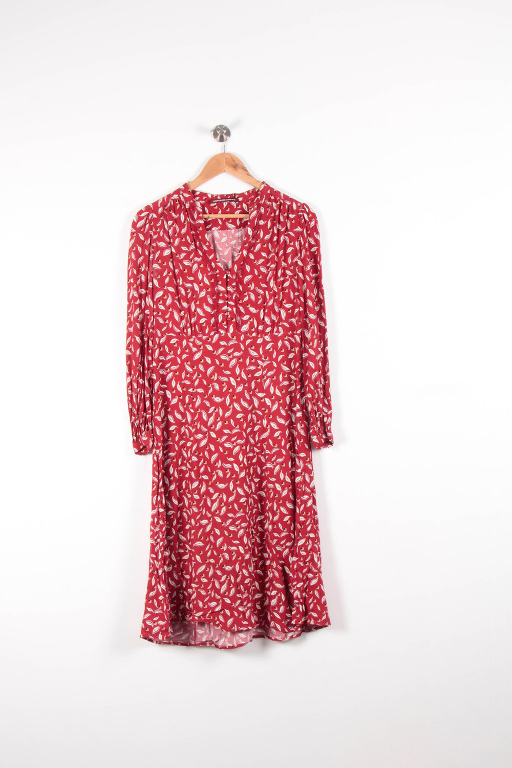 Robe Midi Bordeaux et Blanc - Taille S/36 de la marque Comptoir des Cotonniers | PARAD54408 - Vendu par Paradigme - Image 2