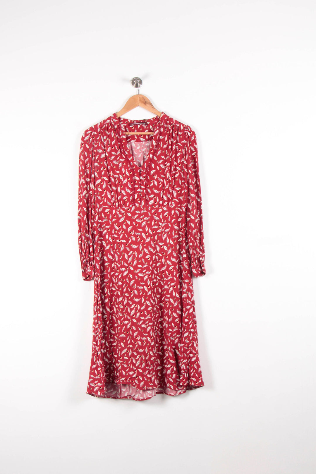 Robe Midi Bordeaux et Blanc - Taille S/36 de la marque Comptoir des Cotonniers | PARAD54408 - Vendu par Paradigme - Image 2