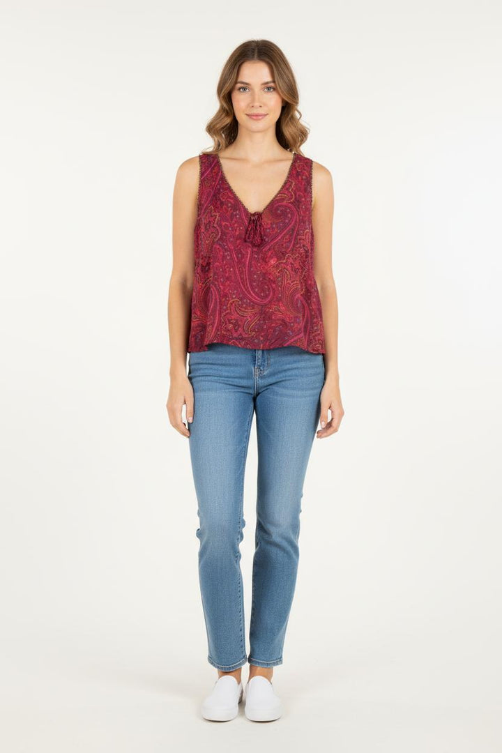 Débardeur Violet - Taille XL/42 de la marque Maison 123 | PARAD54410 - Vendu par Paradigme - Image 1