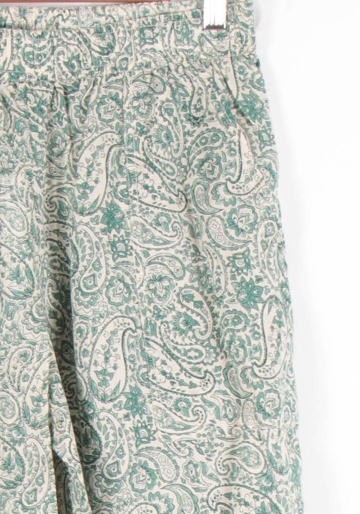 Pantalon Large Vert et Blanc - Taille M/38 de la marque Vanessa Bruno | PARAD54415 - Vendu par Paradigme - Image 3