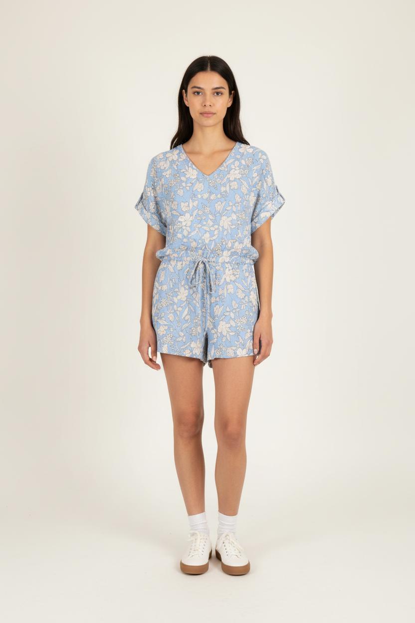 Combishort Bleu et Blanc - Taille S/36 de la marque Suncoo | PARAD54418 - Vendu par Paradigme - Image 1