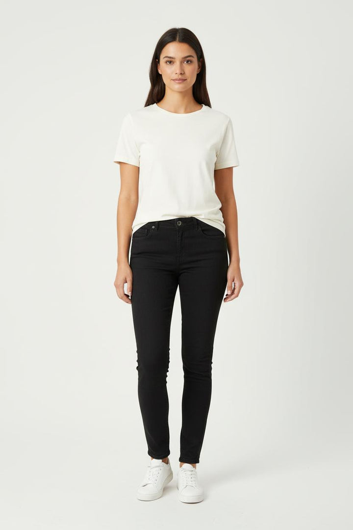 Jean Skinny Noir - Taille S/36 de la marque Claudie Pierlot | PARAD54434 - Vendu par Paradigme - Image 1