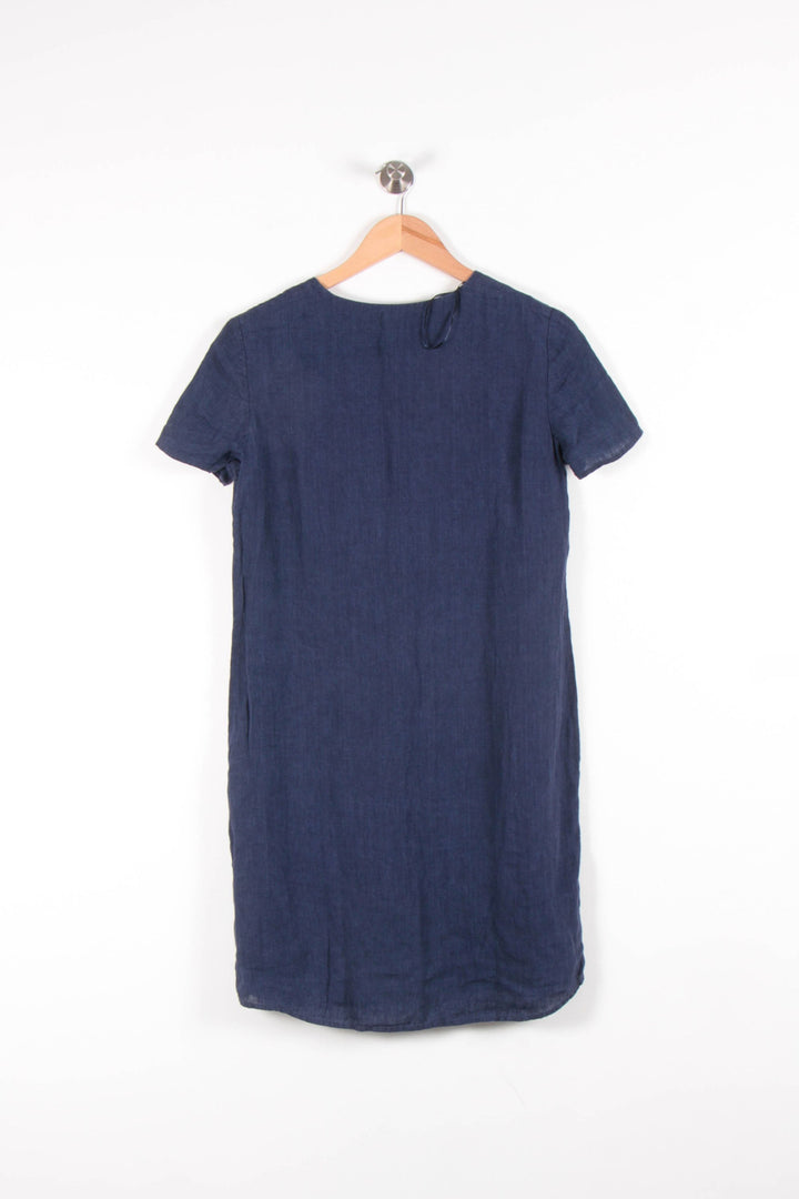 Robe Courte Bleue - Taille S/36 de la marque Maison 123 | PARAD54442 - Vendu par Paradigme - Image 4