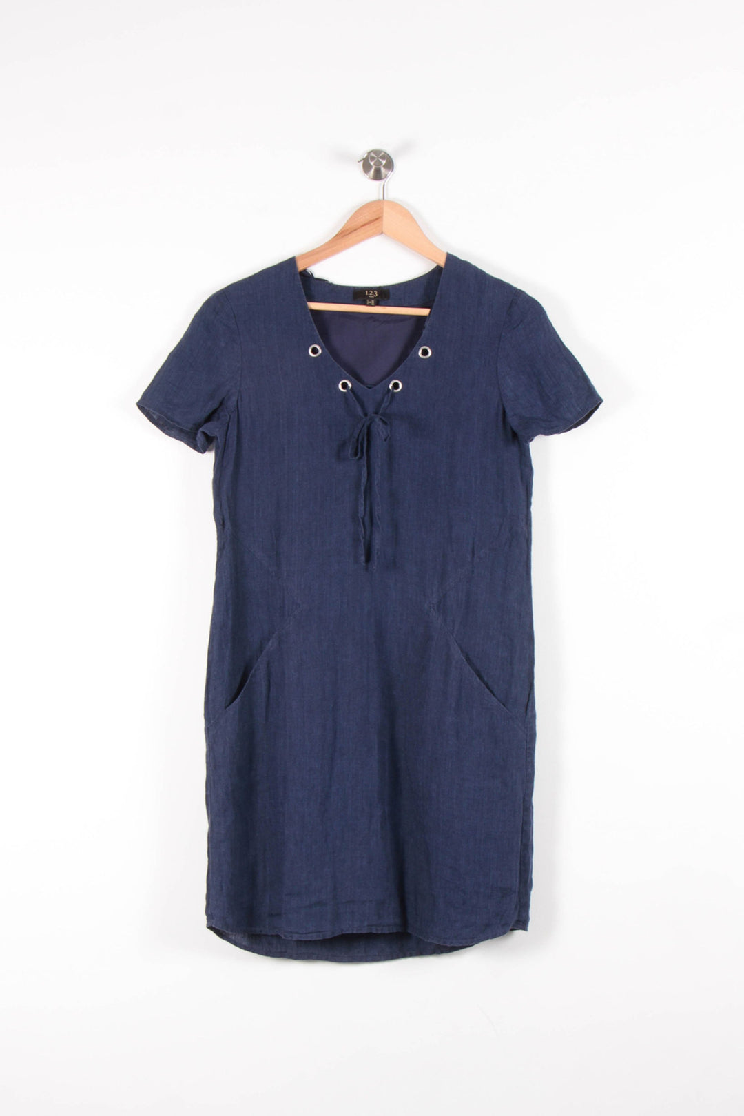 Robe Courte Bleue - Taille S/36 de la marque Maison 123 | PARAD54442 - Vendu par Paradigme - Image 2