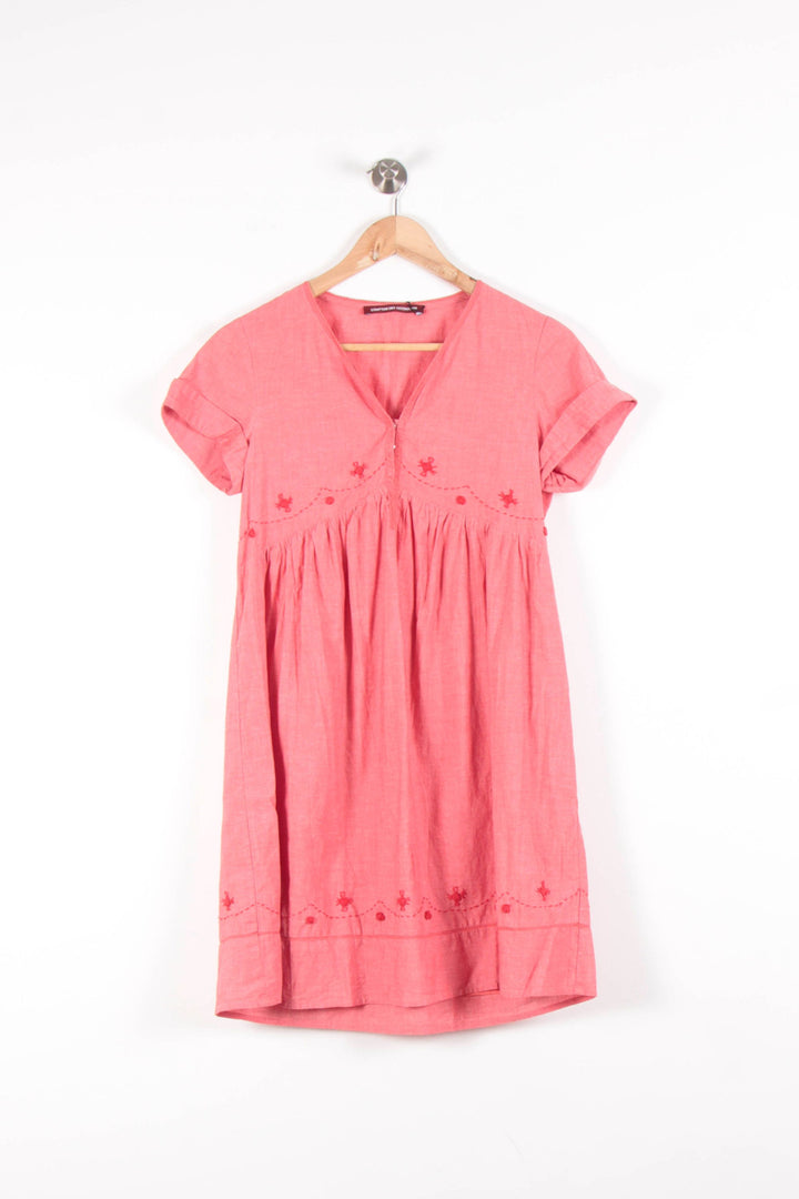 Robe Courte Rose - Taille XS/34 de la marque Comptoir des Cotonniers | PARAD54445 - Vendu par Paradigme - Image 2