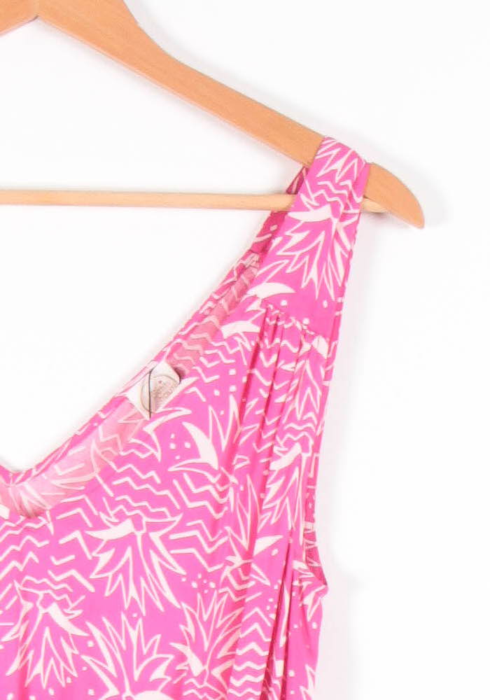 Robe Longue Rose et Blanche - Taille S/36 de la marque Des petits hauts | PARAD54451 - Vendu par Paradigme - Image 3