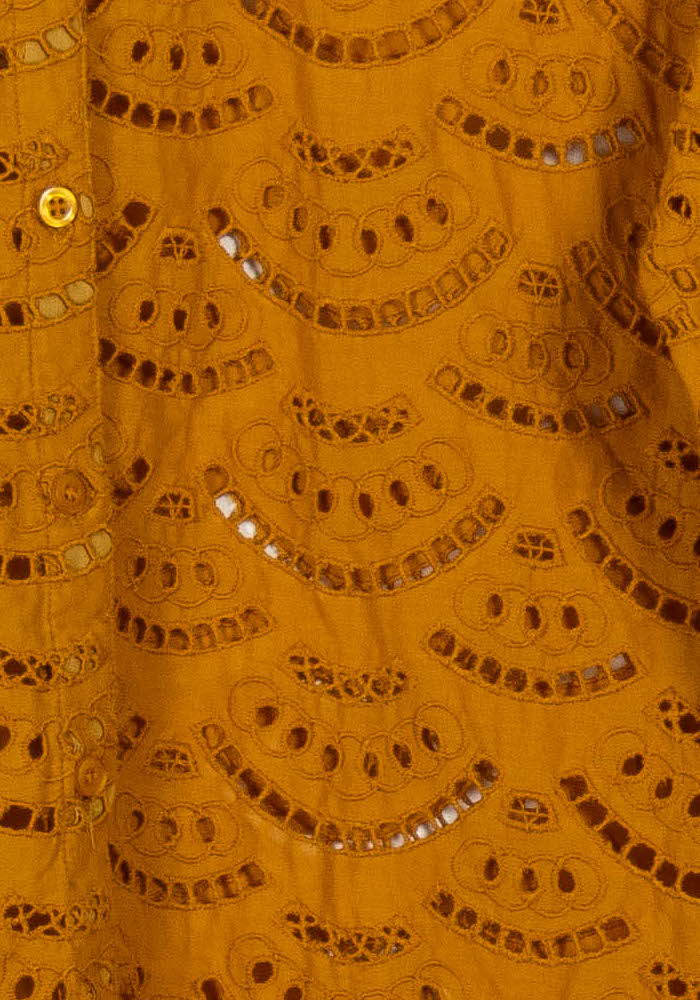Chemise Brodée Jaune - Taille S/36 de la marque ba&sh | PARAD54457 - Vendu par Paradigme - Image 3