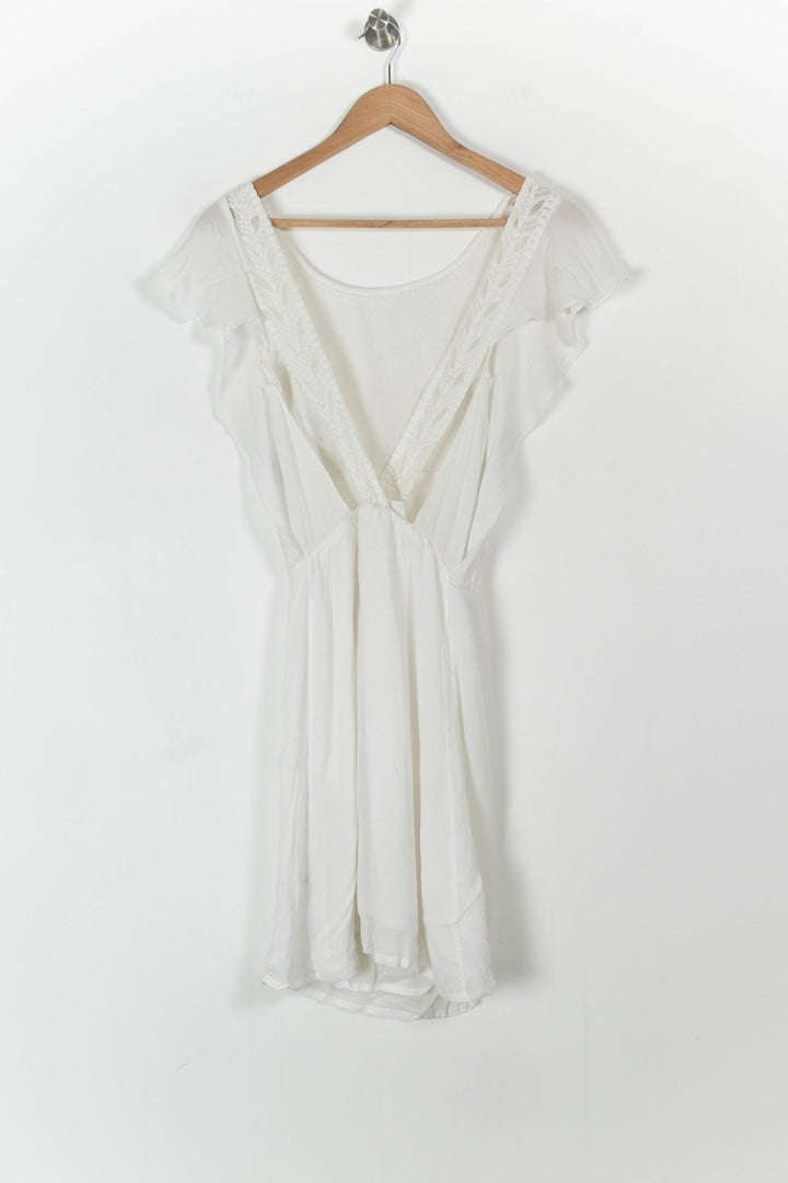 Robe Courte Blanche - Taille XS/34 de la marque ba&sh | PARAD54462 - Vendu par Paradigme - Image 4