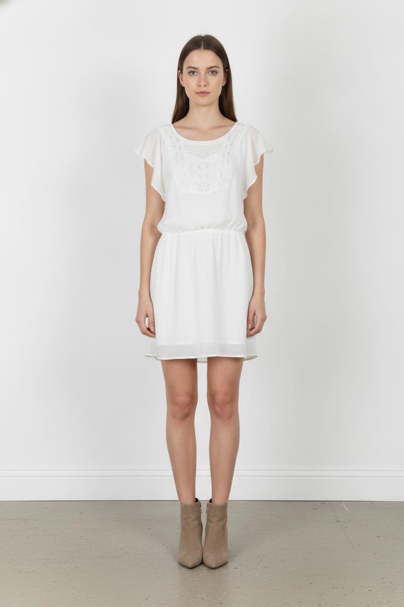 Robe Courte Blanche - Taille XS/34 de la marque ba&sh | PARAD54462 - Vendu par Paradigme - Image 1