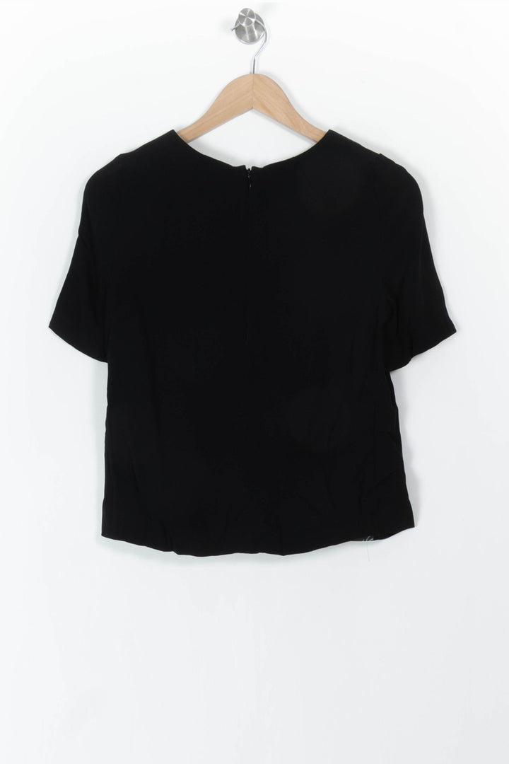 Blouse Noire et Grise - Taille S/36 de la marque Tara Jarmon | PARAD54475 - Vendu par Paradigme - Image 4