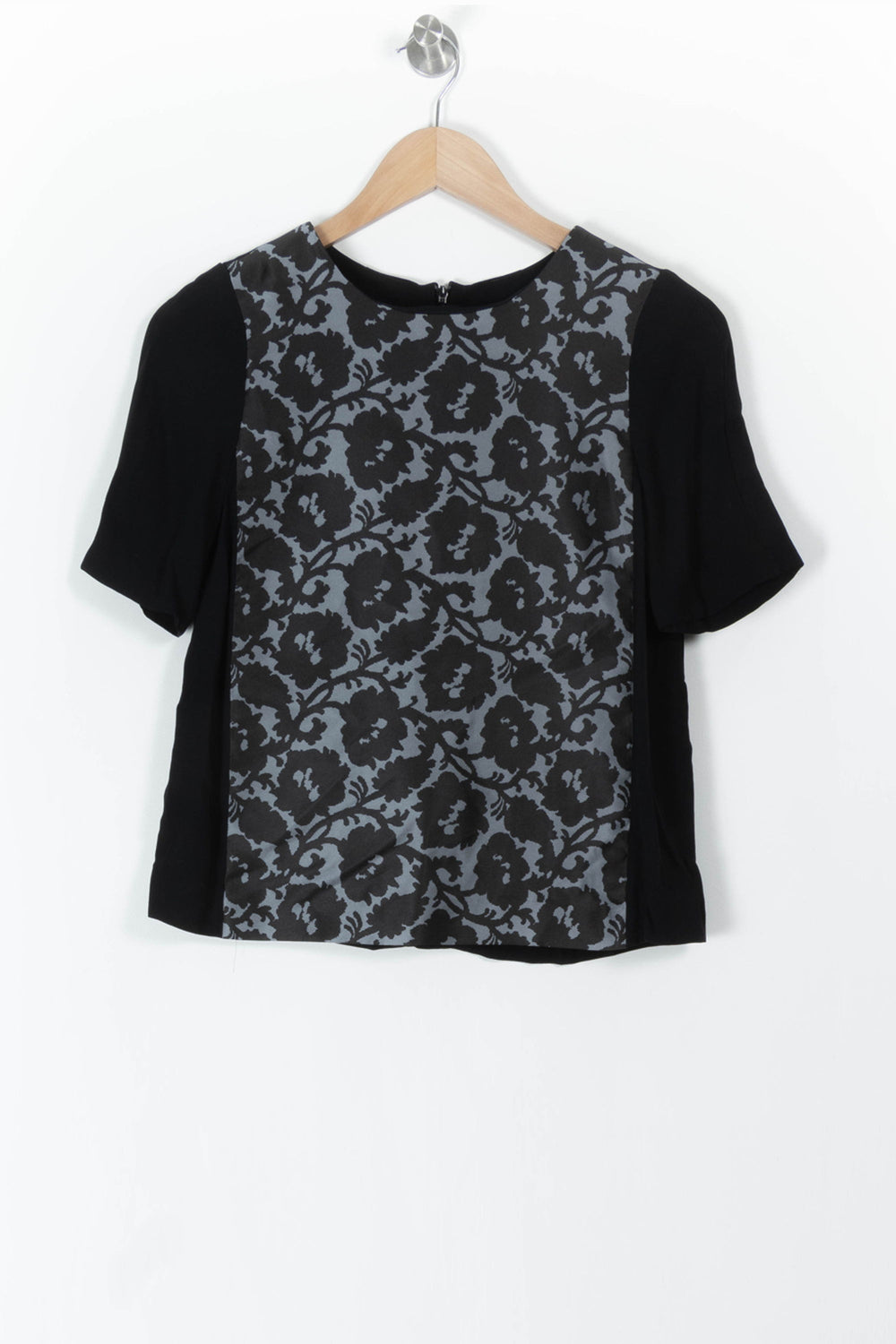 Blouse Noire et Grise - Taille S/36 de la marque Tara Jarmon | PARAD54475 - Vendu par Paradigme - Image 2