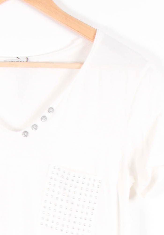 Blouse Blanche - Taille S/36 de la marque IKKS | PARAD54479 - Vendu par Paradigme - Image 3