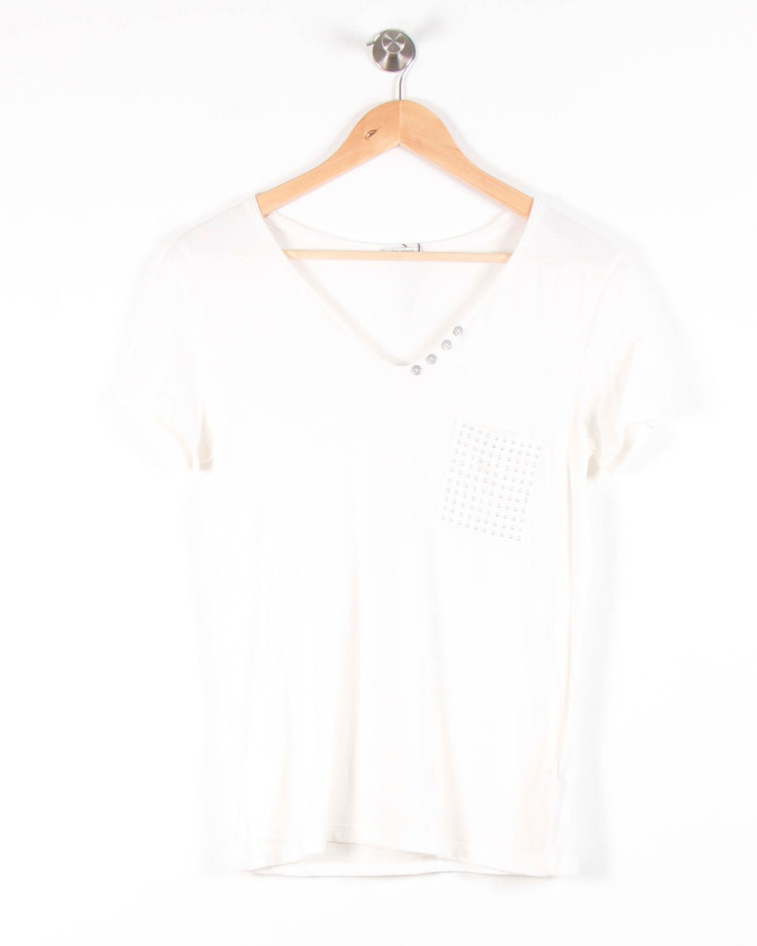 Blouse Blanche - Taille S/36 de la marque IKKS | PARAD54479 - Vendu par Paradigme - Image 2