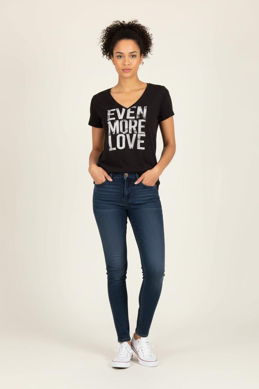 Tee-shirt Noir - Taille S/36 de la marque IKKS | PARAD54480 - Vendu par Paradigme - Image 1