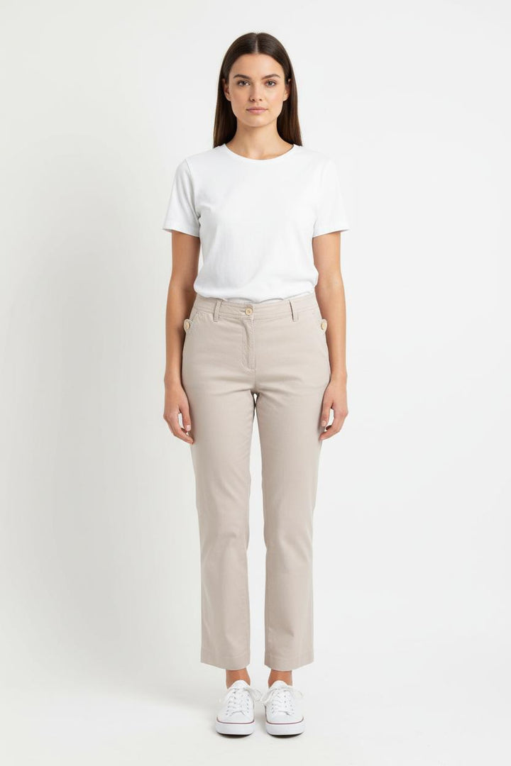 Pantalon Beige - Taille L/40 de la marque Gerard Darel | PARAD54500 - Vendu par Paradigme - Image 1