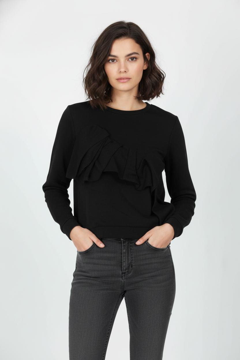 Sweat Noir - Taille XS/34 de la marque COS | PARAD54506 - Vendu par Paradigme - Image 1