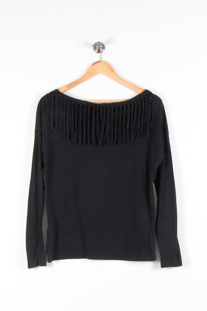 Pull Noir - Taille XS/34 de la marque Manoush | PARAD54518 - Vendu par Paradigme - Image 4