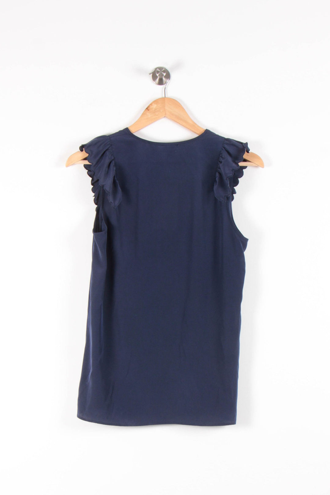 Blouse Sans Manches Bleue - Taille L/40 de la marque Claudie Pierlot | PARAD54523 - Vendu par Paradigme - Image 4