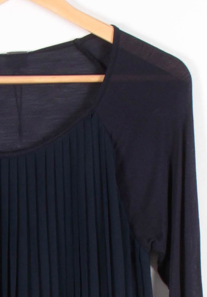 Blouse Plissée Bleue - Taille L/40 de la marque Karl Marc John | PARAD54524 - Vendu par Paradigme - Image 3