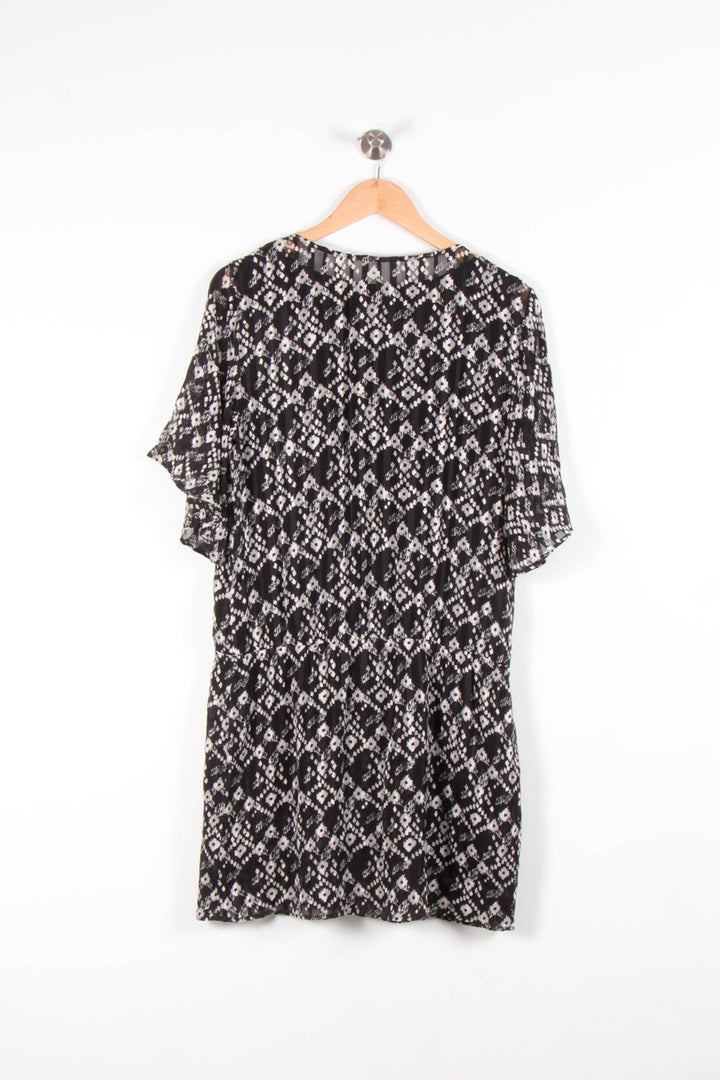 Robe Courte Noire et Blanche - Taille XL/42 de la marque IKKS | PARAD54526 - Vendu par Paradigme - Image 4