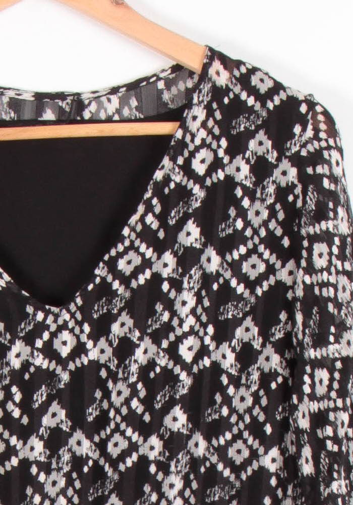 Robe Courte Noire et Blanche - Taille XL/42 de la marque IKKS | PARAD54526 - Vendu par Paradigme - Image 3