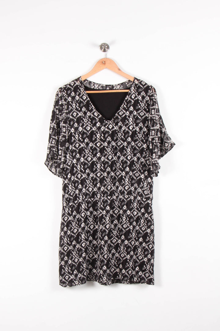 Robe Courte Noire et Blanche - Taille XL/42 de la marque IKKS | PARAD54526 - Vendu par Paradigme - Image 2