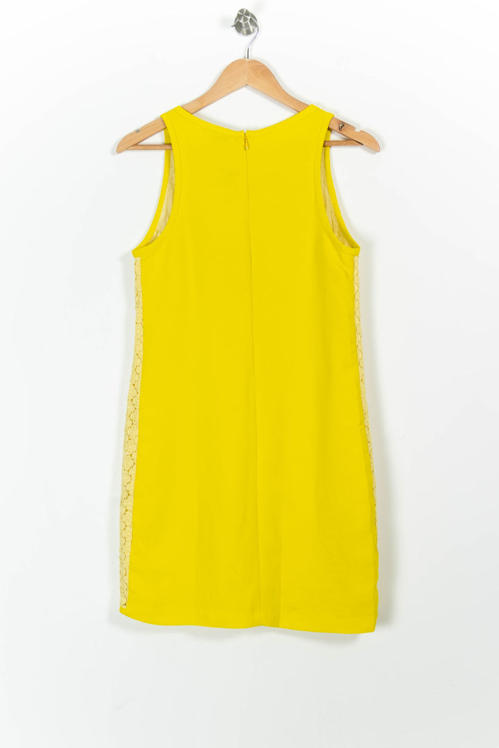 Robe Droite Jaune - Taille XL/42 de la marque Tara Jarmon | PARAD54528 - Vendu par Paradigme - Image 4