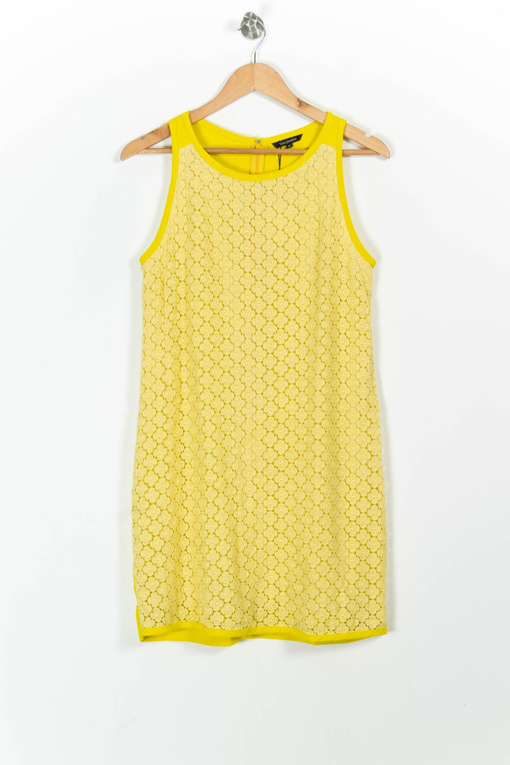 Robe Droite Jaune - Taille XL/42 de la marque Tara Jarmon | PARAD54528 - Vendu par Paradigme - Image 2