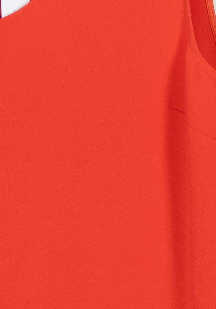 Robe Sans Manches Rouge - Taille XL/42 de la marque Gerard Darel | PARAD54530 - Vendu par Paradigme - Image 3