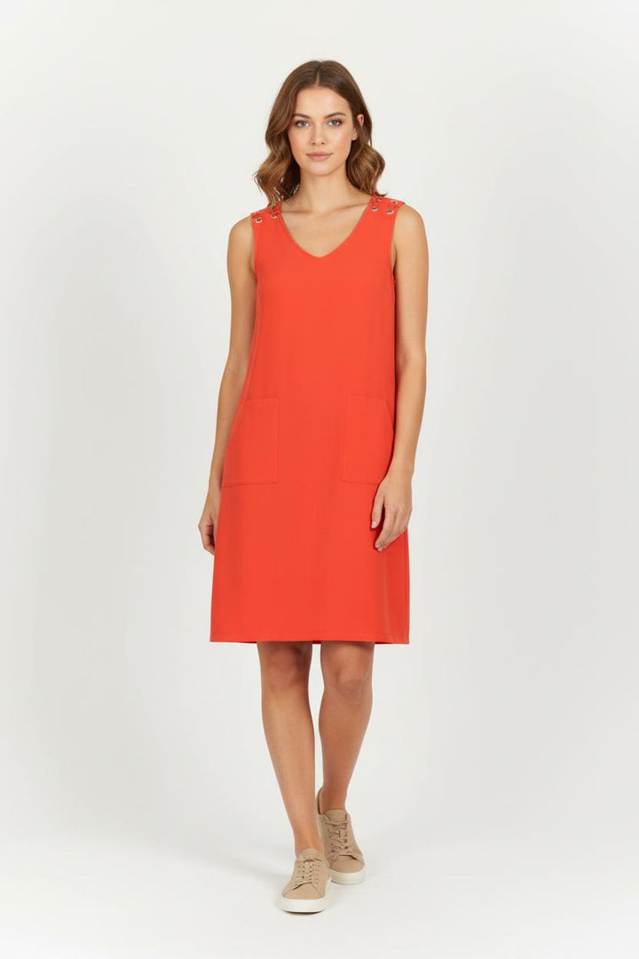 Robe Sans Manches Rouge - Taille XL/42 de la marque Gerard Darel | PARAD54530 - Vendu par Paradigme - Image 1