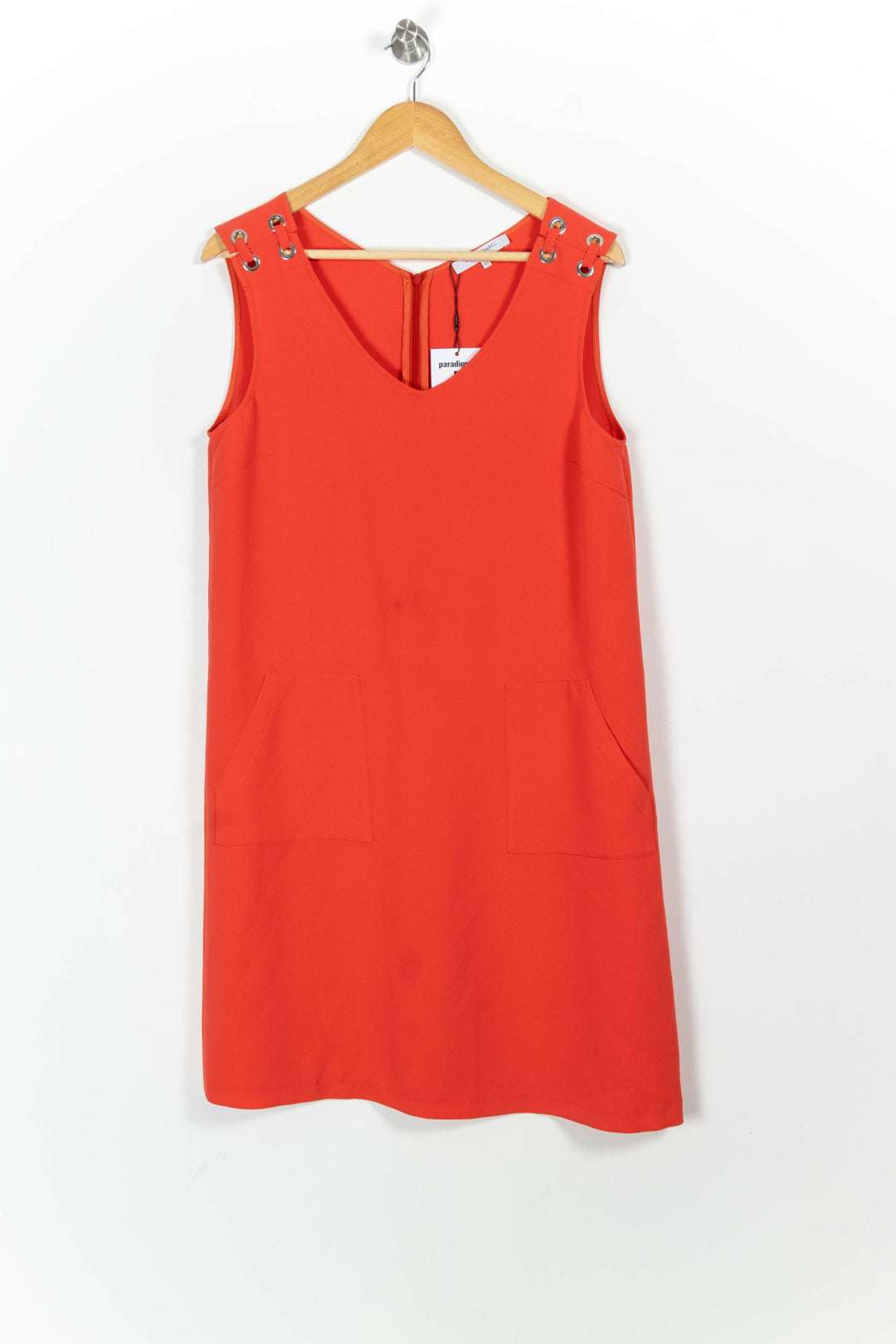 Robe Sans Manches Rouge - Taille XL/42 de la marque Gerard Darel | PARAD54530 - Vendu par Paradigme - Image 2