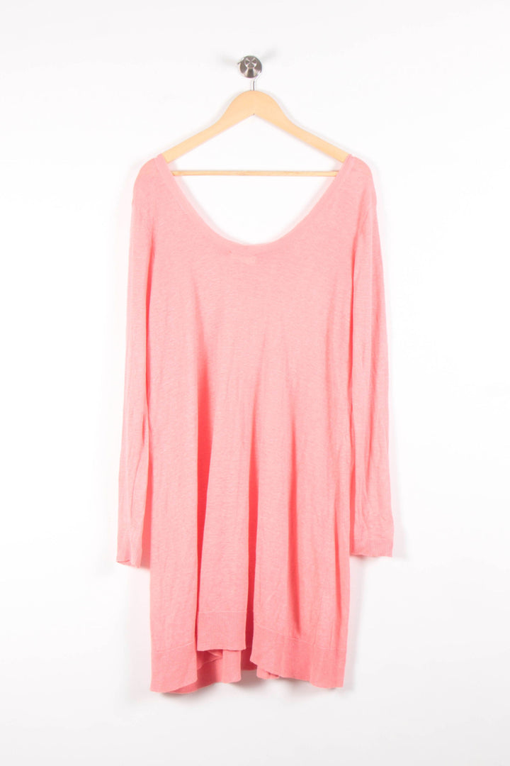 Robe Pull Rose - Taille M/38 de la marque American Vintage | PARAD54533 - Vendu par Paradigme - Image 4